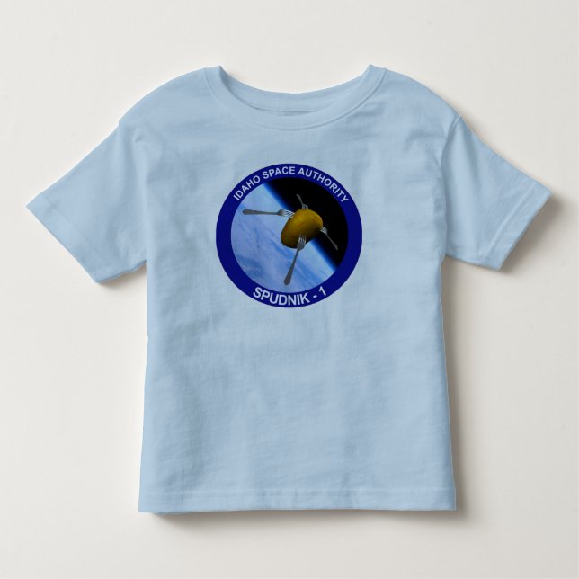 Idaho Spudnik Satellite Mission Patch Toddler T-shirt (Front)