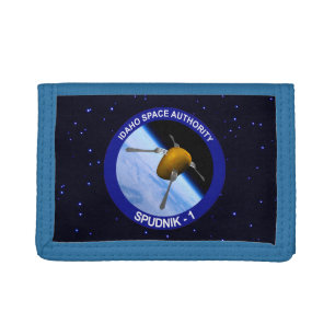 Idaho Spudnik Satellite Mission Patch Trifold Wallet