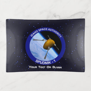 Idaho Spudnik Satellite Mission Patch Trinket Tray