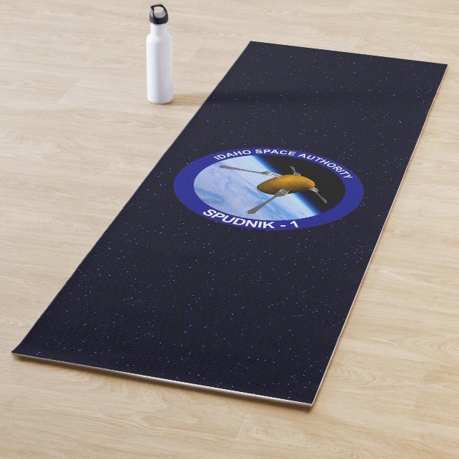 Idaho Spudnik Satellite Mission Patch Yoga Mat (In Situ)