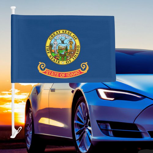 Idaho State Car Flag