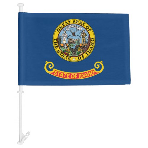 Idaho State Car Flag