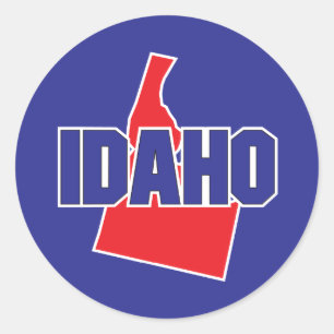 Idaho State Classic Round Sticker