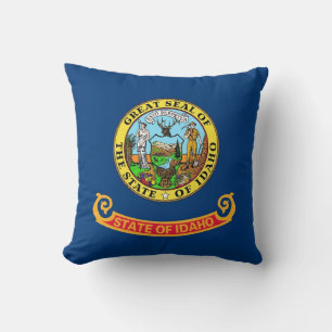 Idaho State Flag American MoJo Pillow