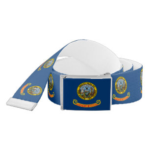 Idaho State Flag Belt