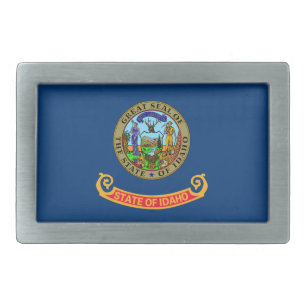 Idaho State Flag Belt Buckle