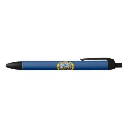 Idaho State Flag Blue Ink Pen