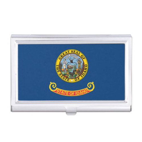 Idaho State Flag Business Card Case