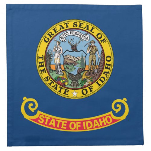 Idaho State Flag Cloth Napkin