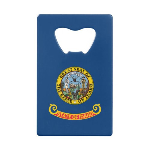 Idaho State Flag Credit Card Bottle Opener
