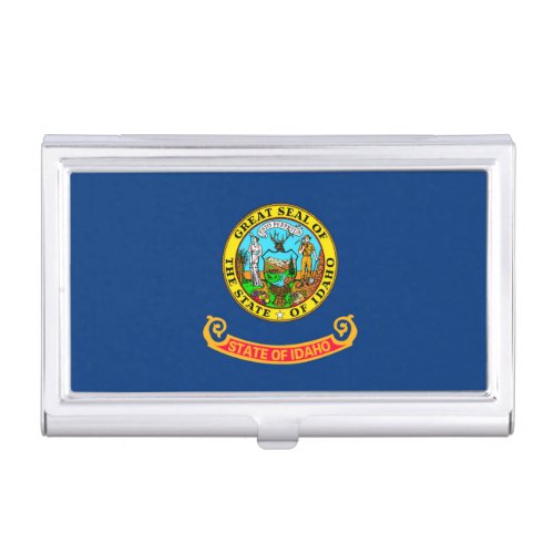 Idaho State Flag Design Business Card Holder