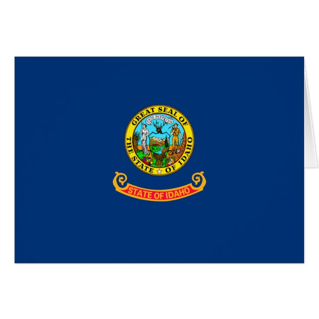 Idaho State Flag Design Cards (Front Horizontal)