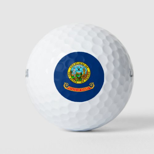 Idaho State Flag Design Golf Balls