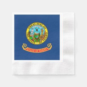 Idaho State Flag Design Paper Napkins