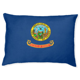 Idaho State Flag Design Pet Bed