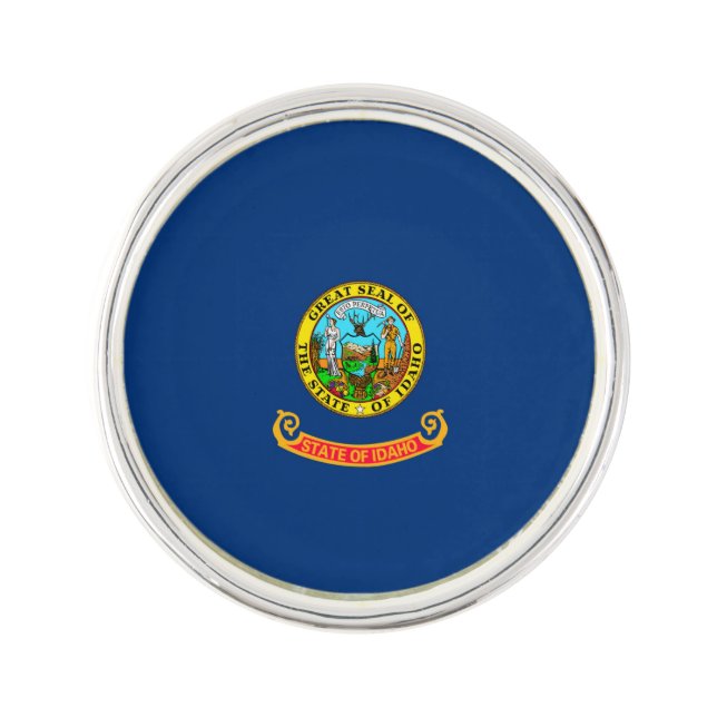 Idaho State Flag Design Pin (Front)
