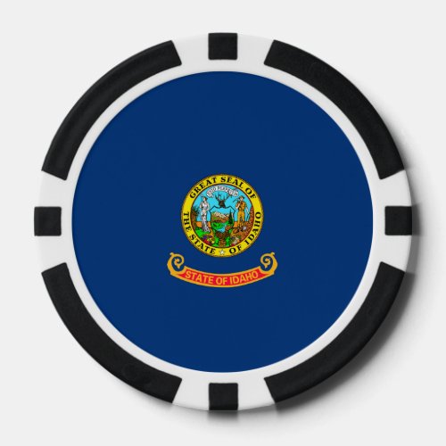 Idaho State Flag Design Poker Chips