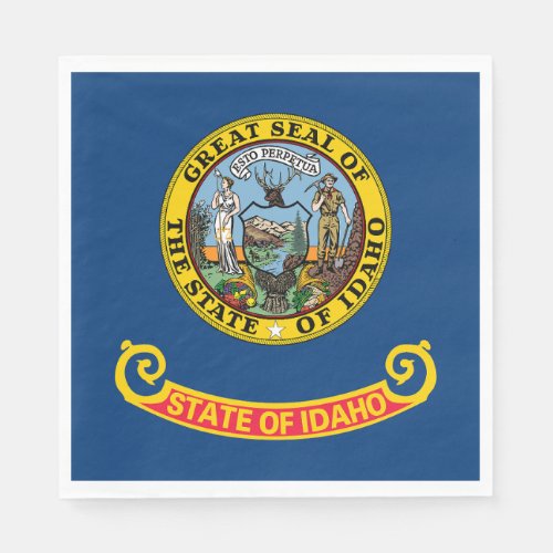 Idaho State Flag Napkins