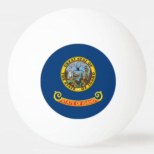 Idaho State Flag Ping Pong Ball