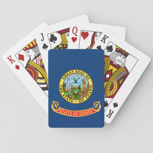 Idaho State Flag Playing Cards