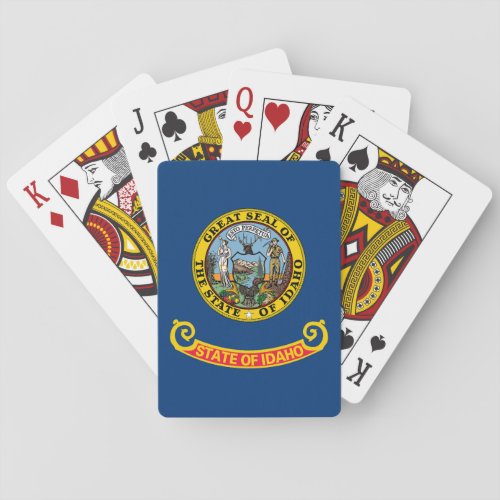 Idaho State Flag Playing Cards
