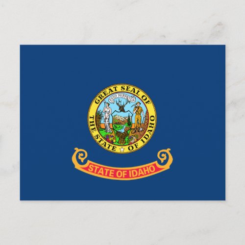 Idaho State Flag Postcard