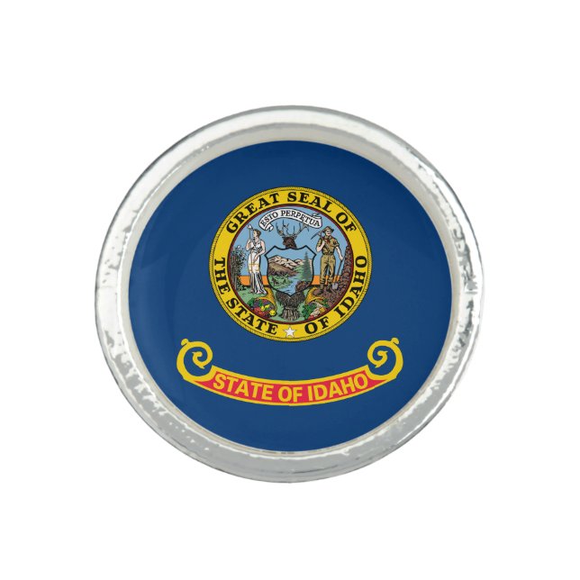 Idaho State Flag Ring (Front)