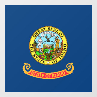 Idaho State Flag Seal Floor Decal