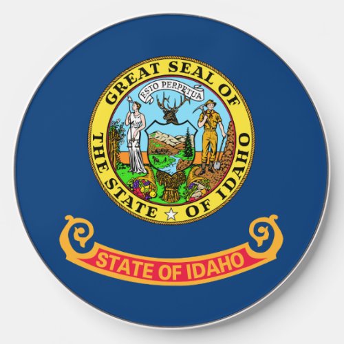 Idaho State Flag Seal Wireless Charger