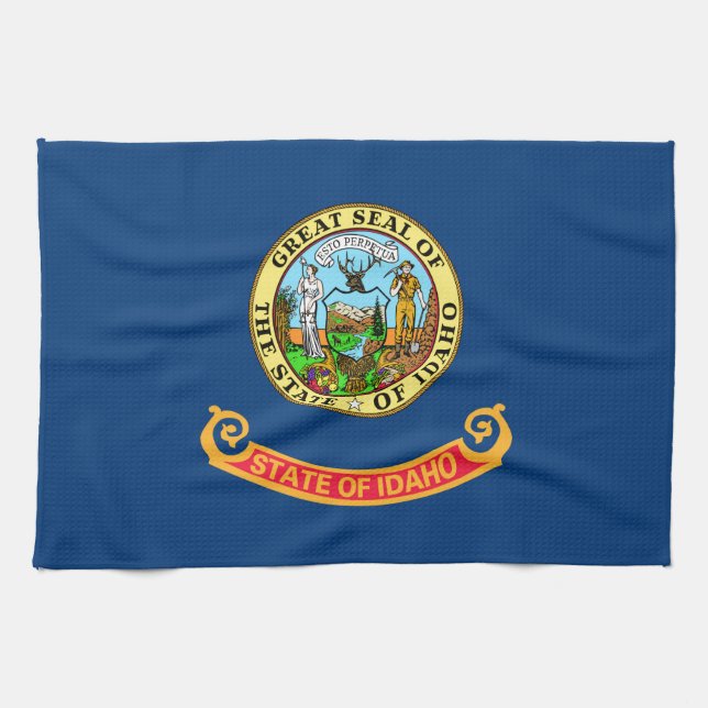 Idaho State Flag Towel (Horizontal)