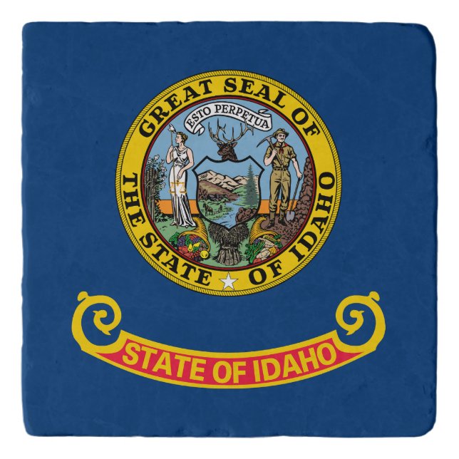 Idaho State Flag Trivet (Front)