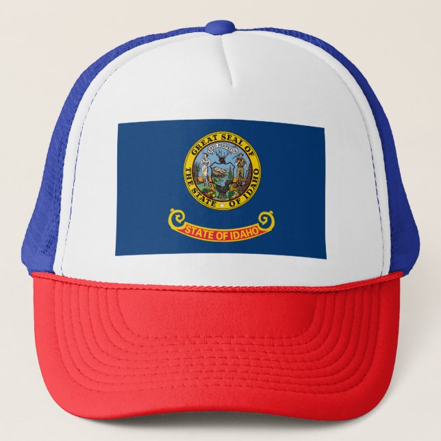 Idaho State Flag Trucker Hat (Front)