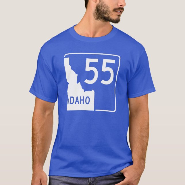 Idaho State Highway 55 T-Shirt (Front)