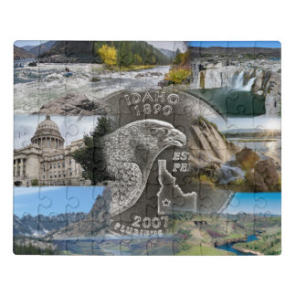Idaho State Photo Collage 9 Pictures Jigsaw Puzzle