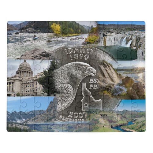 Idaho State Photo Collage 9 Pictures Jigsaw Puzzle