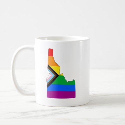 Idaho State Pride LGBTQ Progress Pride Coffee Mug