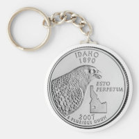 Idaho State Quarter Keychain