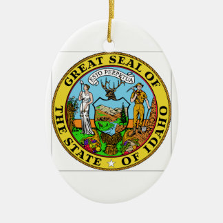 Idaho State Seal Ceramic Ornament