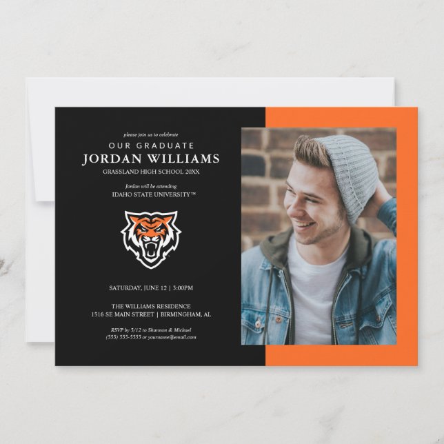 Idaho State University Bengals Spirit Design Announcement (Front)