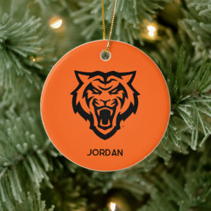 Idaho State University Bengals Spirit Design Ceramic Ornament