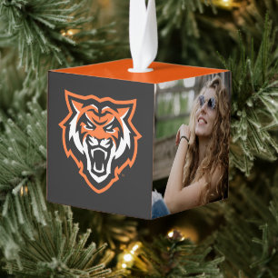 Idaho State University Bengals Spirit Design Cube Ornament