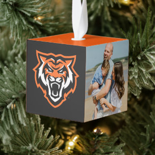 Idaho State University Bengals Spirit Design Cube Ornament