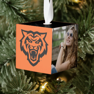 Idaho State University Bengals Spirit Design Cube Ornament