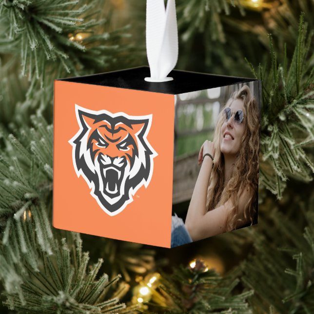 Idaho State University Bengals Spirit Design Cube Ornament (Tree)
