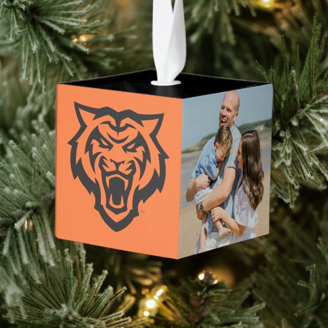 Idaho State University Bengals Spirit Design Cube Ornament (Tree)