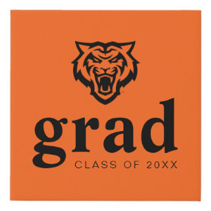 Idaho State University Bengals Spirit Design Faux Canvas Print