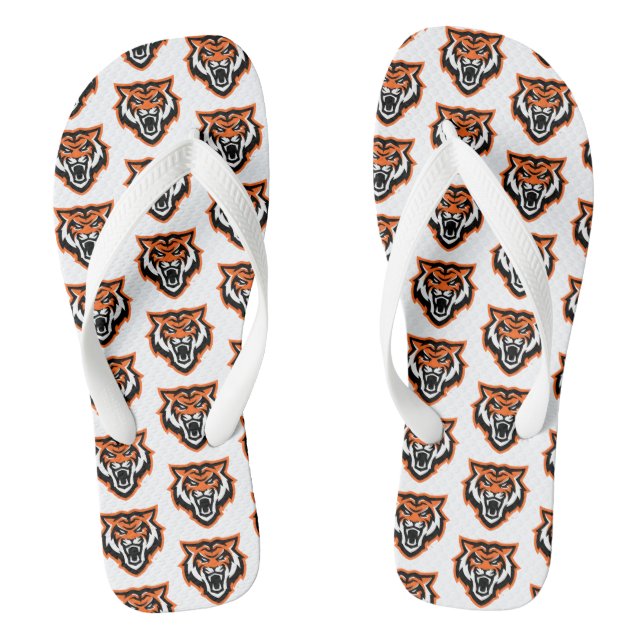 Idaho State University Bengals Spirit Design Flip Flops (Footbed)