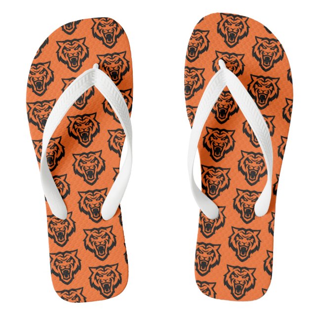 Idaho State University Bengals Spirit Design Flip Flops (Footbed)