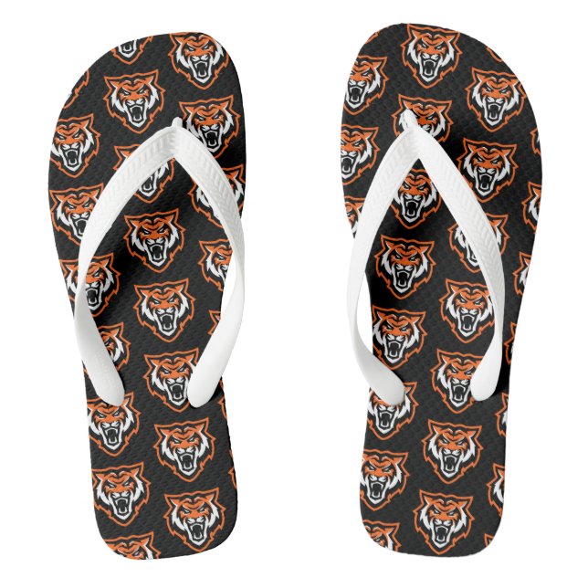 Idaho State University Bengals Spirit Design Flip Flops (Footbed)
