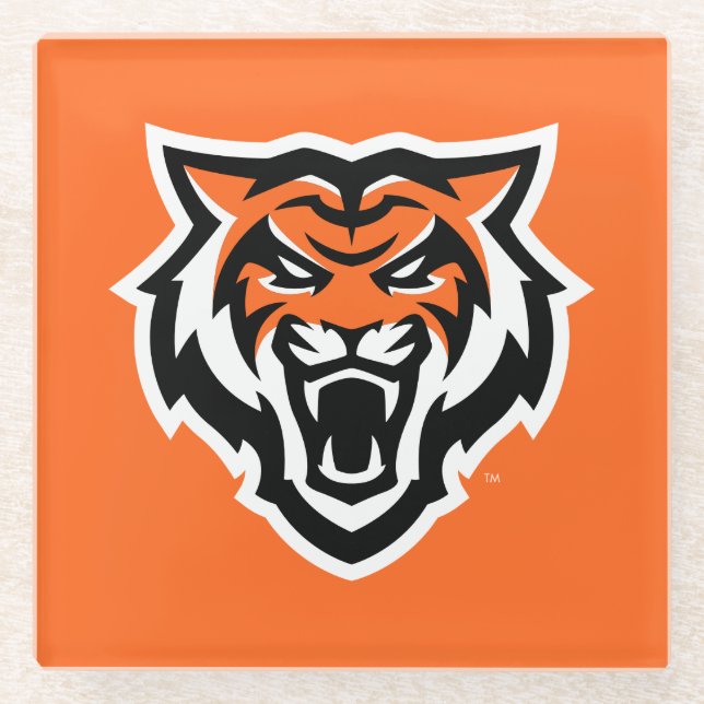 Idaho State University Bengals Spirit Design Glass Coaster (Front)